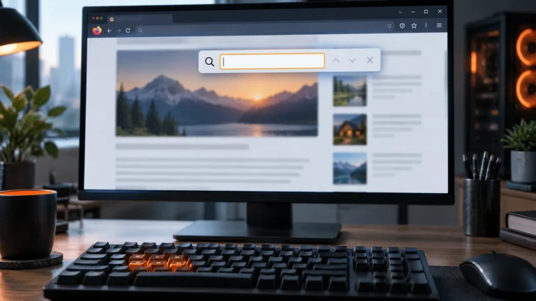 Firefoxで文字を打つとページ内検索が勝手に開く原因