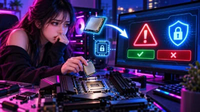 「New CPU installed・fTPM NV corrupted」YとNどっち？CPU交換後の確認とBitLocker