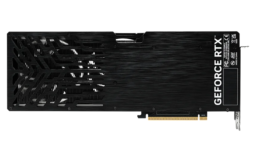 Gainward GeForce RTX 5080 Python IIIの背面