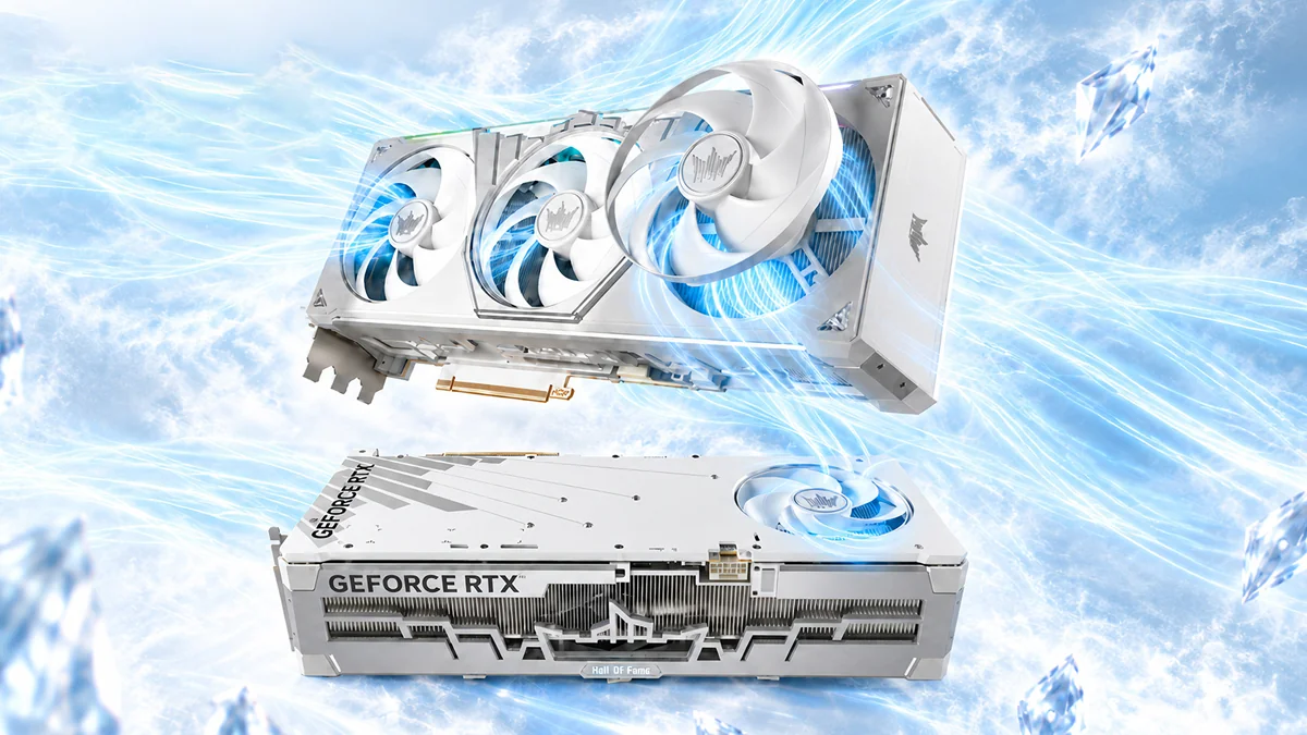RTX 5080 HOF Extremeの4ファン冷却