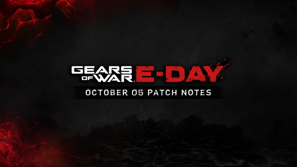 Gears of War: E-Day 10月5日パッチノートのキービジュアル