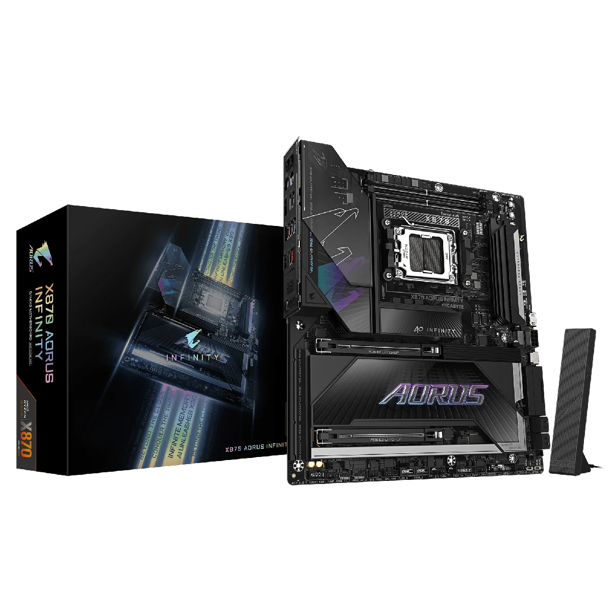 GIGABYTE X870 AORUS INFINITYの外観