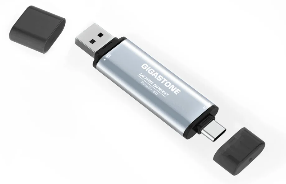 GIGASTONE 2in1超小型高速ポータブルSSD