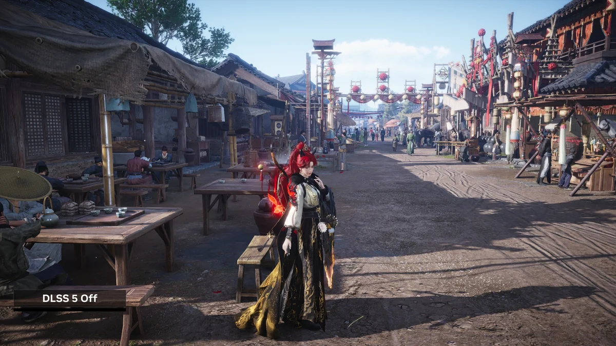 風燕伝のDLSS 5オフの画面