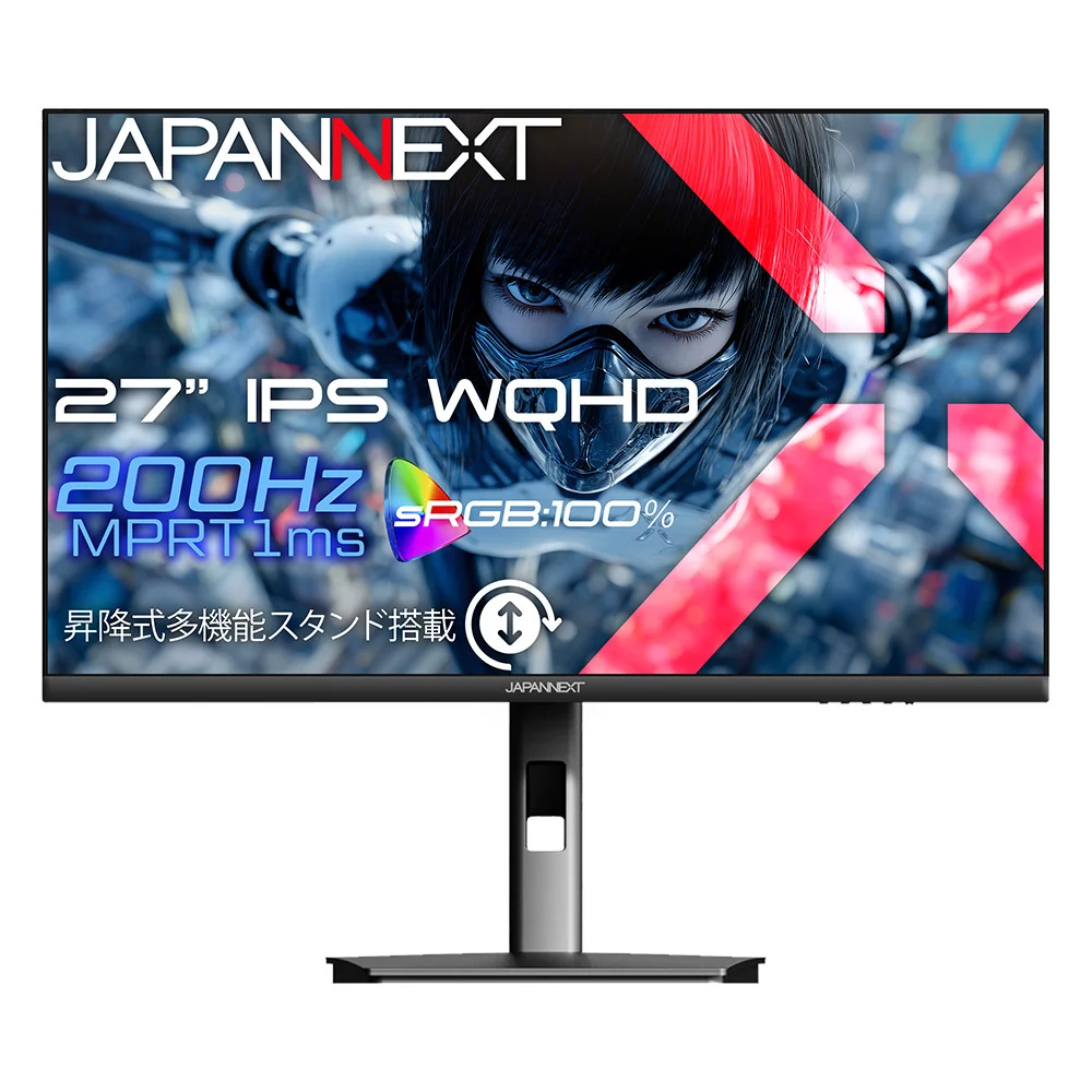 JAPANNEXT JN-i27G200Q-HSPの外観