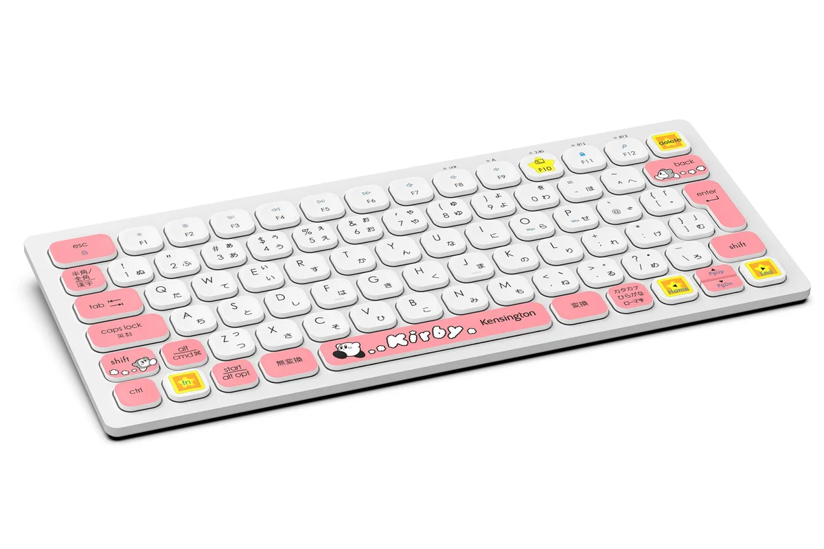 星のカービィ ワイヤレス コンパクトキーボード ダッシュの外観