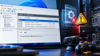 Kernel-PnPイベントID 219とは？「\Driver\WudfRdを読み込めませんでした」が出る原因と確認方法