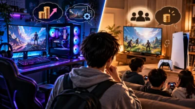 高校生はゲーミングPCとPS5どっちを買うべき？本体55,000円との価格差と友達との遊び方で選ぶ【2026年10月】