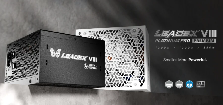 Super Flower LEADEX VIII PLATINUM PRO PREMIUMシリーズの発表画像