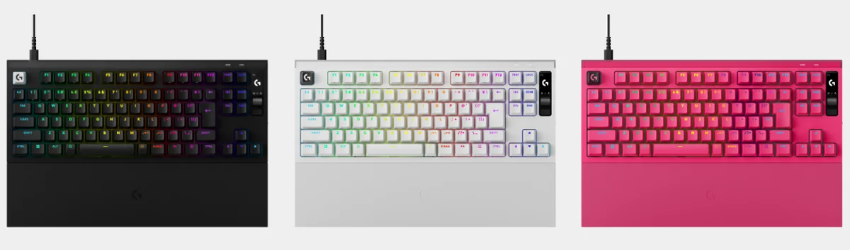 ロジクールG PRO X2 RAPIDのブラック・ホワイト・ピンク（日本語配列）