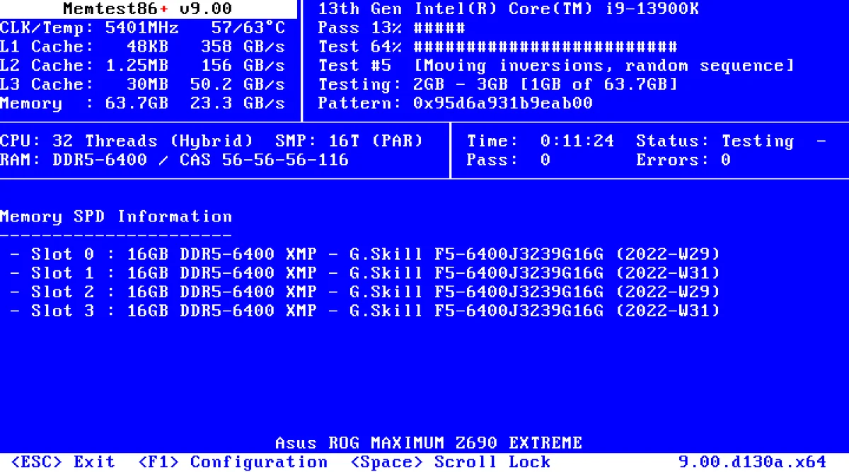 Memtest86+の使い方｜ゲームが落ちる・固まるときのメモリ診断とエラーの対処法｜USB作成・Secure Boot【v9.00 ...