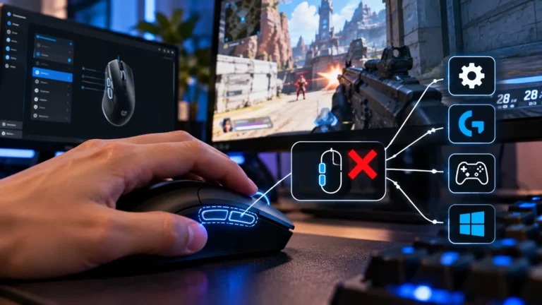 ゲームでマウスのサイドボタンが効かない原因｜Mouse4・Mouse5・G HUB・ゲーム内設定を切り分ける