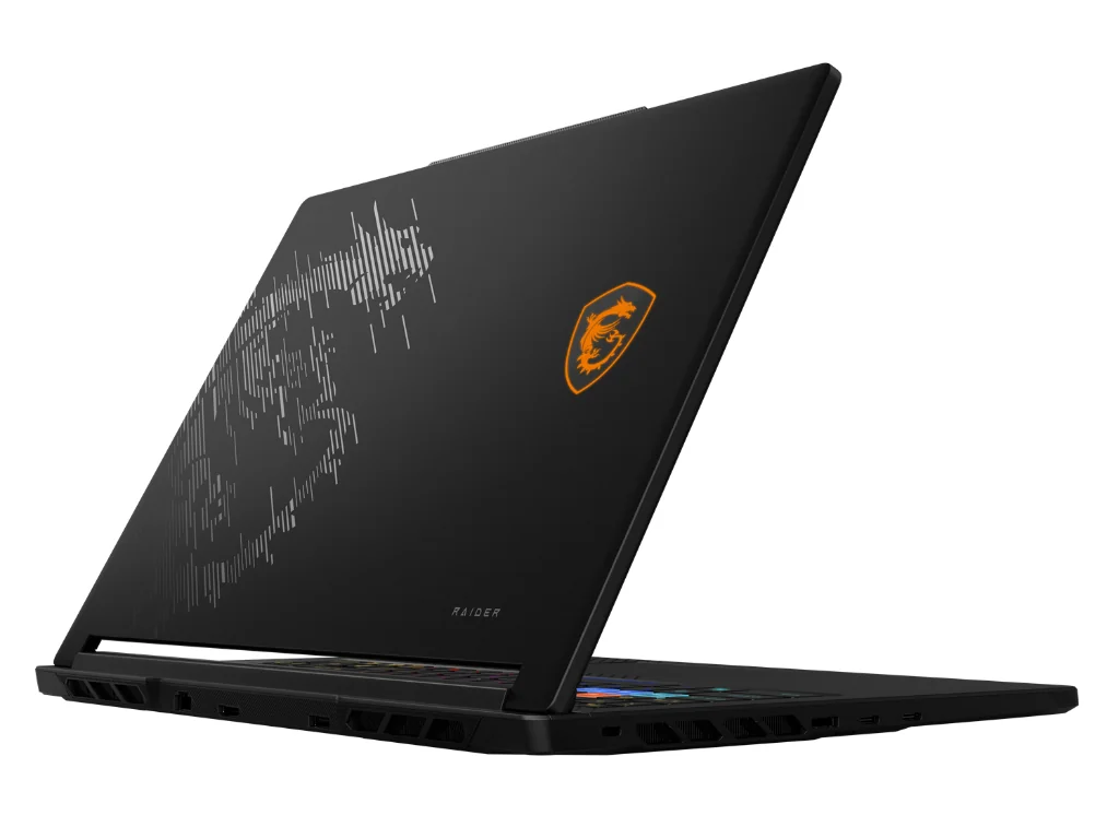 MSI Raider 16 HX B2WH-2689JPのキーボード面