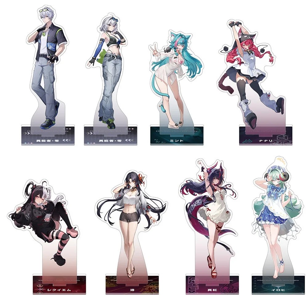 NTEアニメイトフェアの新商品・アクリルスタンド