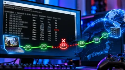 pathpingの使い方とパケットロスの読み方｜途中の100％損失を回線故障と決めつけないゲーム回線診断【2026年】
