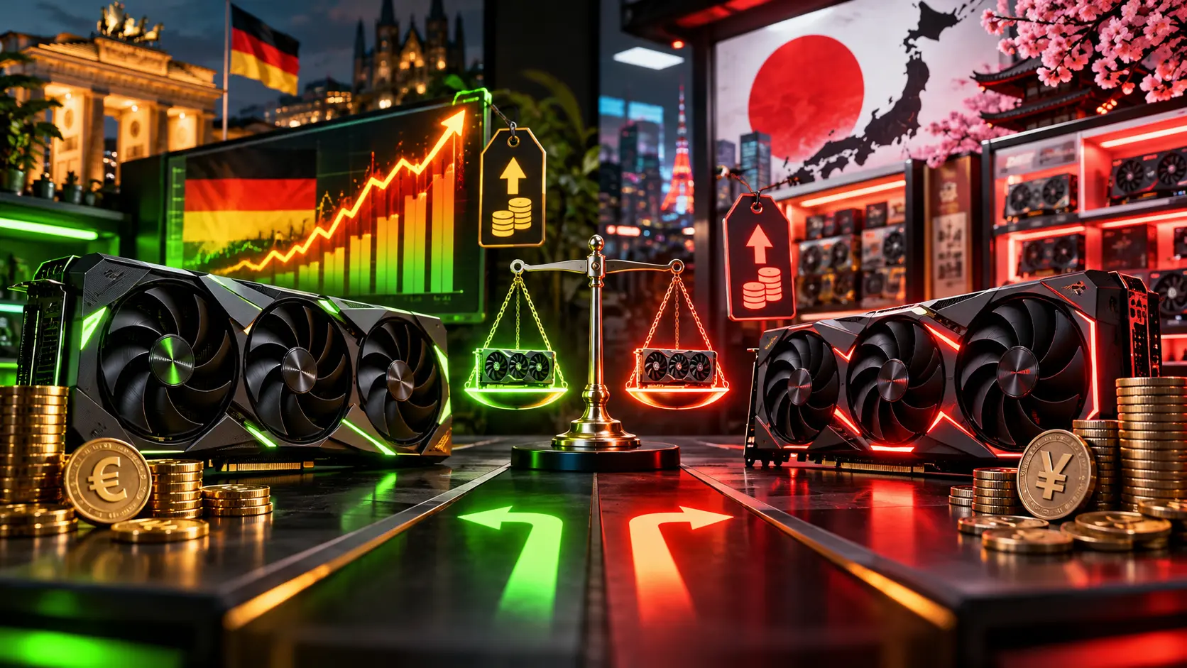 RTX 50の値上がり率と日本の価格