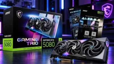 RTX 5080 GAMING TRIO OCは277,800円で買い？プライム感謝祭でPalit GamingProと比較【2026年10月】