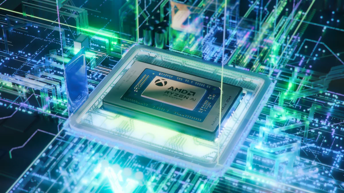 AMD Ryzen AI Z2 Extremeのチップのイメージ