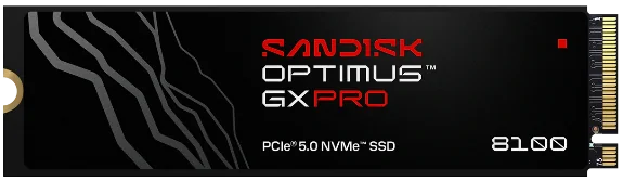 SANDISK Optimus GX PRO 8100のヒートシンク非搭載版の外観