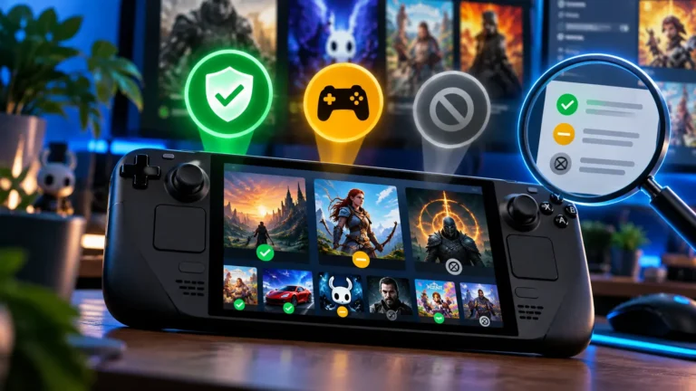 Steam Deck互換性表示の見方