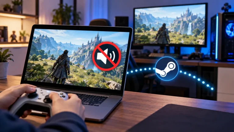 Steam Remote Playで映像は出るのに音が出ない原因