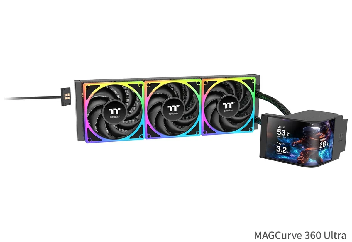Thermaltake MAGCurve 360 Ultra ARGB Syncの外観
