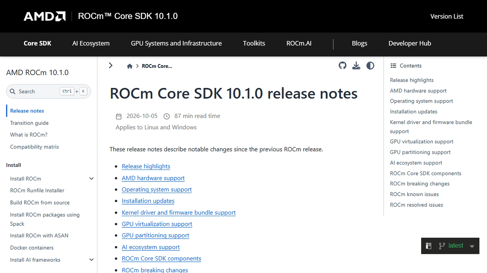 ROCm 10.1専用Adrenalin