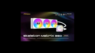 Antec Skeleton Matrix 360 ARGB Whiteは買い？10月10日発売の価格13,970円と対応ケース、Ultra 360との違い