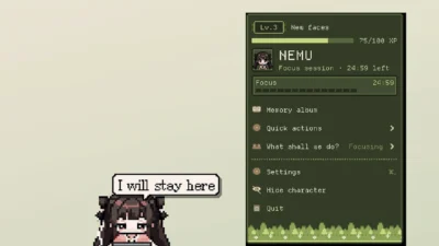 Jirai Kei Nemu｜Steamで10月19日発売、地雷系少女が歩くデスクトップ常駐コンパニオンの日本語対応と動作環境