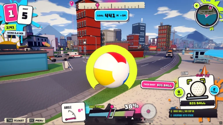 『Crazy City Golf』体験版とPC動作環境