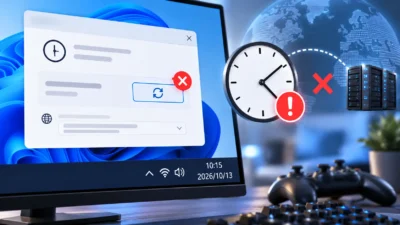 Windows 11の時計がずれる・時刻を同期できない原因と直し方｜「今すぐ同期」の失敗とタイムゾーン、ゲームの接続エラー前の確認