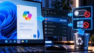 Windows 11のCopilotは重い？自動起動の無効化と削除方法｜開くと約300MB、×で閉じても常駐する実測【2026年版】