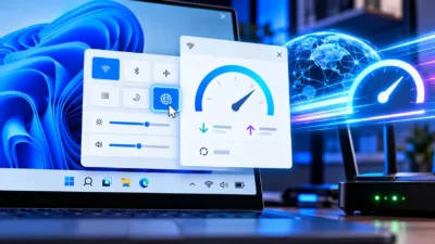Windows 11の標準インターネット速度テストの使い方｜Quick Settingsで測れる項目と一般提供の時期【2026年10月】