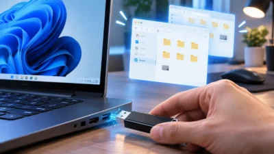USBを挿すとフォルダーが勝手に開くのを止める方法｜Windows 11の自動再生を「何もしない」にする設定と再接続の切り分け
