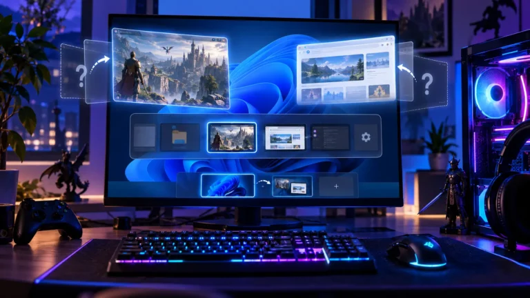 ゲームもブラウザーも突然消えたときの戻し方