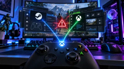XboxコントローラーのXboxボタンでSteamとGame Barが同時に開く原因｜ガイドボタン設定の競合を解決【2026年版】