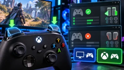 XboxコントローラーのLT・RTを同時に押すと効かない原因｜DirectInputとXInputの確認方法と故障の見分け方