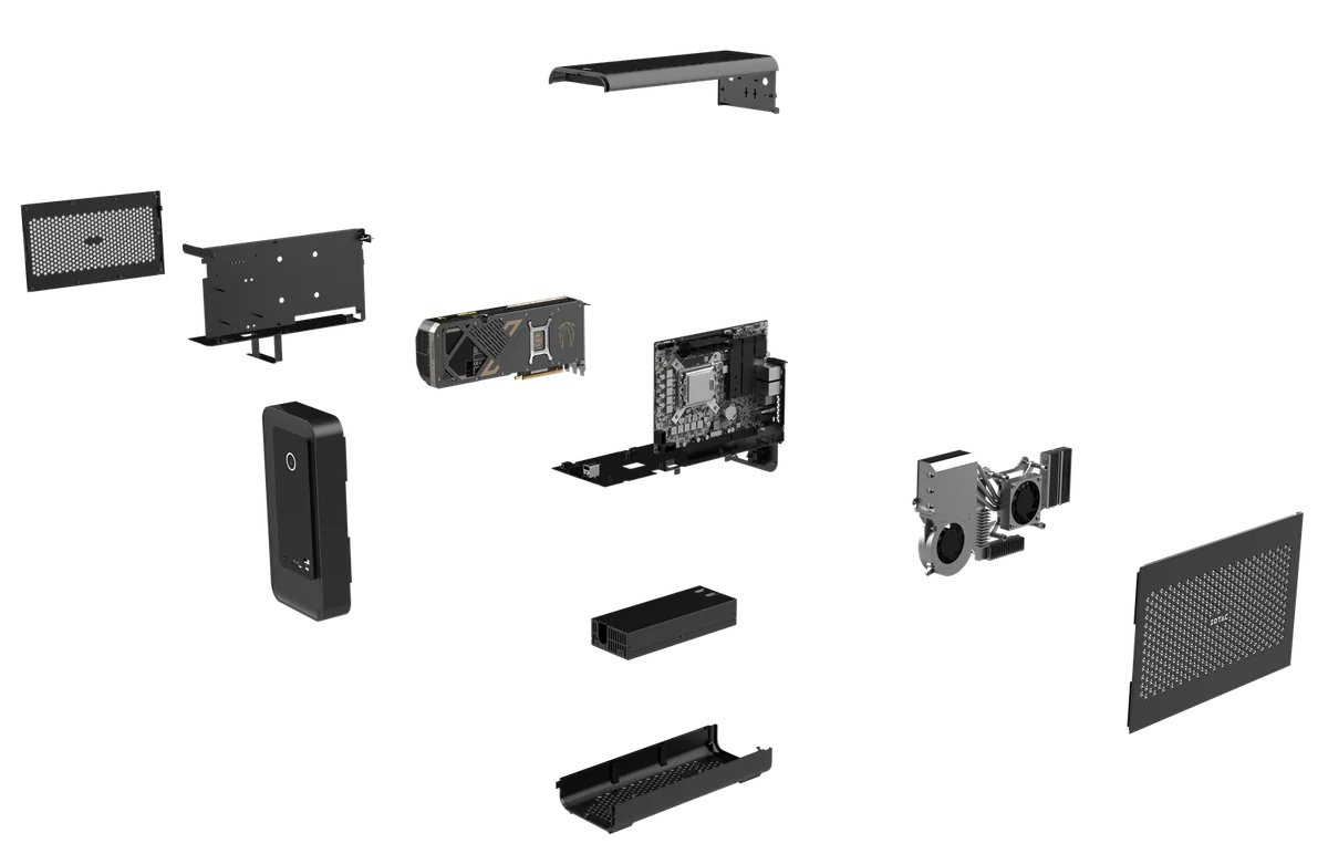 MAGNUS ONE ULTRAの内部構造の分解図